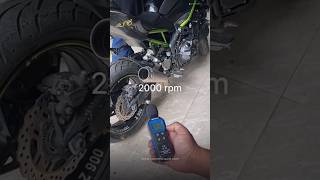 #NinjaZ900 exhaust sound #2000 rpm #shorts 😱