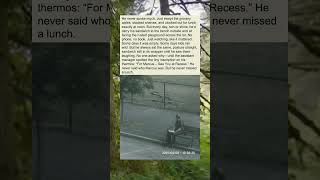 "He Took His Break Facing the Playground"