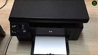 HP LaserJet M1132 MFP Self test page