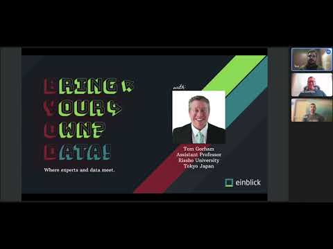 BYOD: Bring Your Own Data with Thomas Gorham, Assistant Professor at Rissho University, Tokyo, Japan