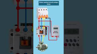 Motor control circuit using a timer