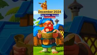 December 2024 clan games #clashofclans #coc #supercell #clangames #clangamesrewards #townhall17 #coc