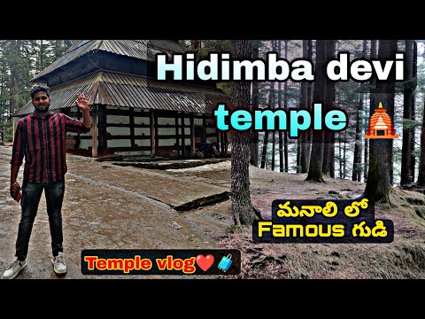 Hidimbadevi temple vlog Ep-2 అద్భుతమైన గుడి 🥰 #manali  #travelvlog #teluguvlogs