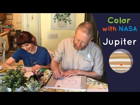 Color With NASA: Jupiter ft. Juno Project Scientist Steve Levin