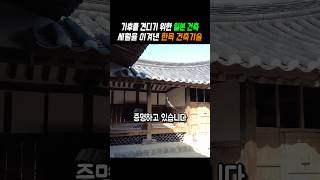 기후를 견디기 위한 일본 건축, 세월을 이겨낸 한옥 건축기술 #shorts#한옥 #전통건축 #일본건축