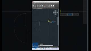 Draw a door quickly in AutoCAD