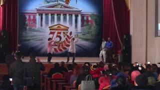 1st year Students Dance in OSH STATE UNIVERSITY Cultural Program