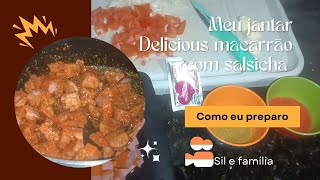 Como eu faço macarrão com salsicha (simples e saboroso 