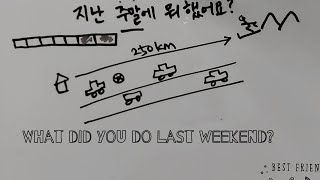 What did you do last weekend? ⛄🎿 - Comprehensible Input Korean