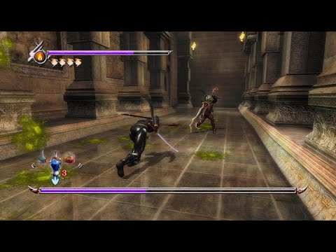 Ninja Gaiden Sigma - Peristyle Passage Duel: Dabilahro Doppelganger (Very Hard)