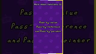 More about functions in C++ #cplusplus #cpp #programming #functions #scope #passbyreference
