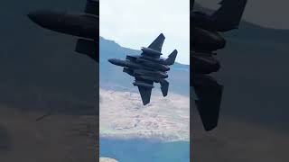 USAF - F15 Strike Eagle Low Altitude Flying - Part 2 - slow motion