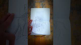 Sneak peek into my sketchbook. #sketchbooktours #sketchbook #sketchbookart #artjourney #fantasyart