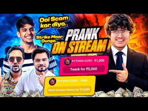Streamer Challenge Prank Gone WRONG! 😂