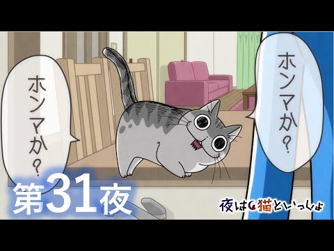 アニメ『夜は猫といっしょ』第31夜「教えてない言葉しかしゃべらない」