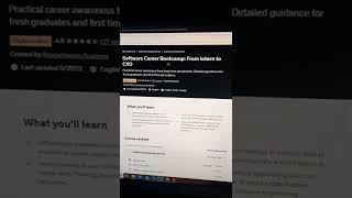 Software Career Bootcamp: From intern to CXO - Free Udemy Course