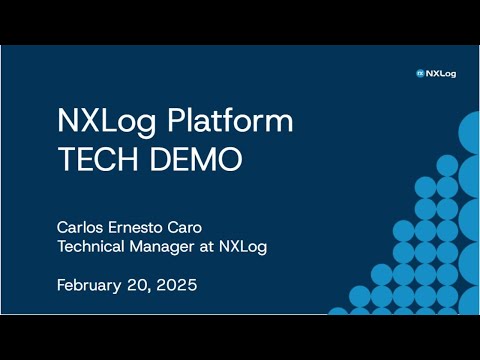 NXlog Platform - Tech Demo