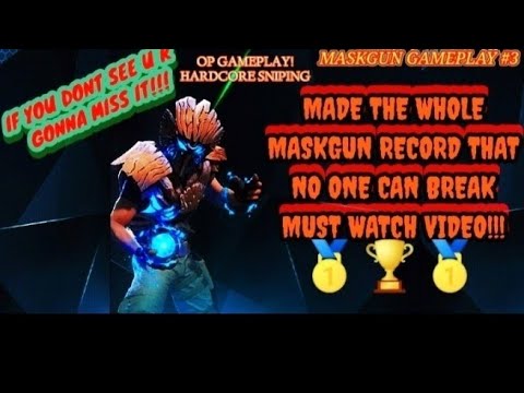 I MADE THE WHOLE MASKGUN RECORD!! THAT NO ONE CAN BREAK🤙🤙.