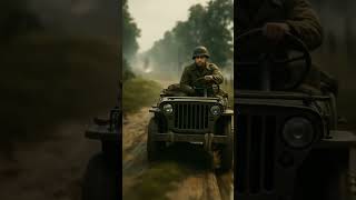 Legend of the Road 🪖🚙 — WW2 Jeep Willys roaring through history. #WW2 #Military #shorts