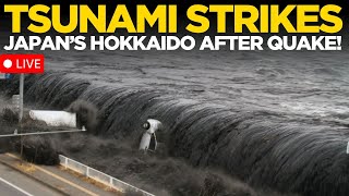 Tsunami Strikes Japan Coast Live | Evacuations, Sirens, Warnings After Massive Earthquake
