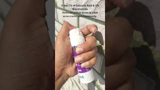 #pr received from @thedermacoindia / Sali - Cinamide Anti - Acne Facewash & Serum #thedermaco #yt