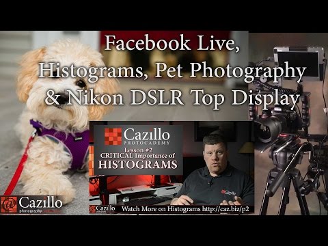 Facebook Live, Histograms, Pet Photography & Nikon DSLR Top Display