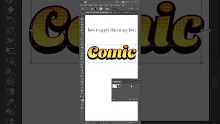 Retro Comic Theme Free text effect for adobe illustrator. #vector #illustrator #texteffect