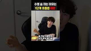 2단계 호흡법을 해야 수영 숨이 안 찹니다  #수영