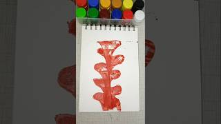 Beautiful Thread Painting Idea❤️|Creative Thread Art|#shortsfeed #art #threadart #painting #creative