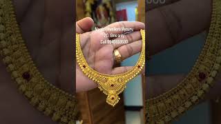 only 20 grams gold necklace design/light weight gold necklace/fancy necklace #2023models