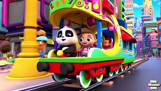 🛤️🤗 Chug, Chug, Chug! Pandy's Happy Train! Kids Song - Panda, Friends & Fun Journeys!