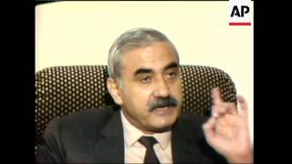 PLO 2nd-in-command, Dr.George Habash says he "regrets very much the split of the PLO"