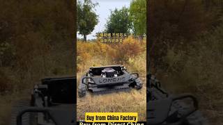 😱 No Hands Needed! China Wireless Remote Control Weed Cutter" #china #slopemower #roboticmower