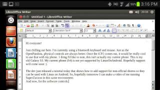 LinuxOnAndroid Demo - Ubuntu 12 with Unity