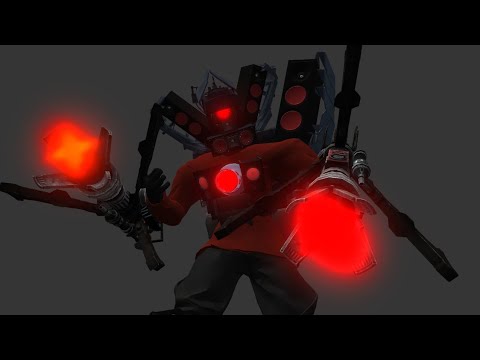 Upgraded Titan Speakerman Animation Test【Prisma 3d】