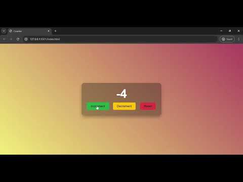 ASMR Coding: Create a Responsive Counter with JavaScript, HTML, & CSS | Beginner Project Tutorial