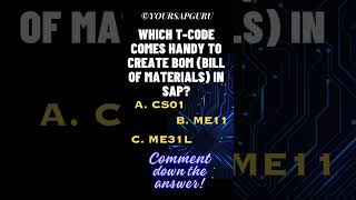 Day25 Level Up Your SAP Skills: Quiz Time with 100 days challenge #shorts#education#youtube#learning