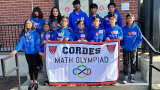 Congrats Cheetahs 👏on winning 1st place & 6th place in SJCOE Math Olympiad competition.