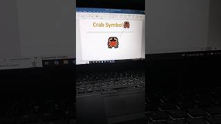 Crab Symbol trick| crab symbol shortcut key msword in hindi|msword trick #msword #shortcutkeys