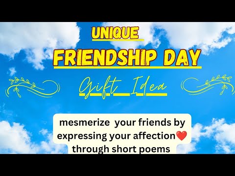 Read the poem that I wrote about my friends Describing friends sure you enjoy the poem |u relate too