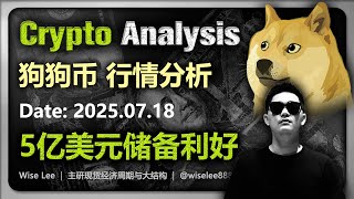 狗狗币行情分析2025.07.18 | 5亿储备利好 | 怎么买比特币 | 怎么买狗狗币 | 狗狗币是什么 | 中国买狗狗币 | 怎么买以太坊 | 狗狗幣 |  怎么买加密货币 | 中国买比特币