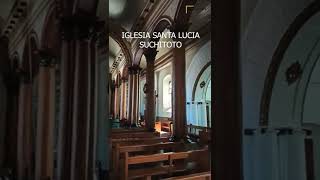 🇸🇻 IGLESIA DE SANTA LUCIA SUCHITOTO - Asi es su interior. #Shorts