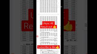 #ukpscae #ukpsc Ae result out👍#shorts