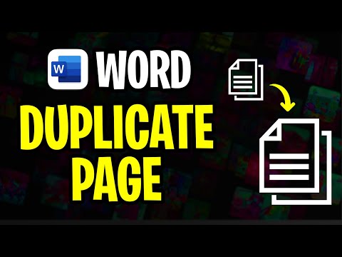 How to Duplicate a Page in Microsoft Word (2025) | Step by Step Guide