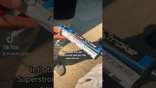 SuperStroke grip change #golf #grip #golfgrip #fyp