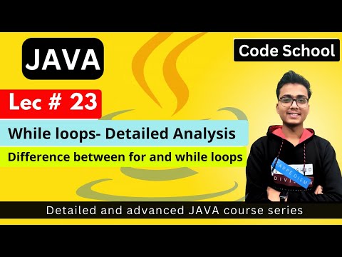 While loops in java | Java full course in hindi | Java Tutorial 23