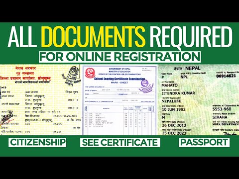 All the documents required for Registration | Documents necessary for British Army Registration |