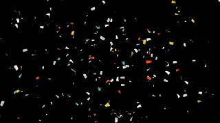 Confetti Background Stock Video V03 | Premium Video Footage | 4K