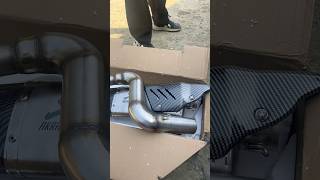 Akrapovic full system exaust for RS200🔥❤️🥵||#bike #rs200 #exaust #modified #trending #viralvideo
