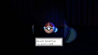 Evolving Squirtle into a custom Wartortle Pokéball!